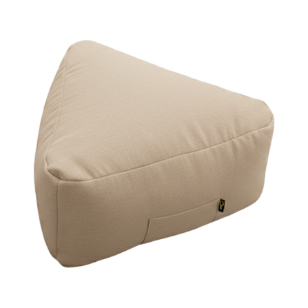 เบาะรองนั่งทรงสามเหลี่ยม RENITA HOME รุ่น ONIGIRI POUF สีครีม_0